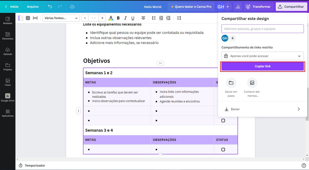 Canva Docs: veja como usar o editor de texto concorrente do Google Docs