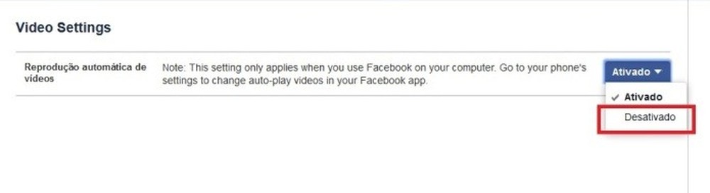 Como desativar o autoplay dos vídeos no Facebook no PC e no celular?