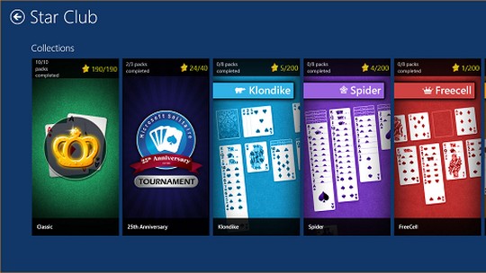 Microsoft atualiza seu pacote de jogos clássicos de cartas Solitaire