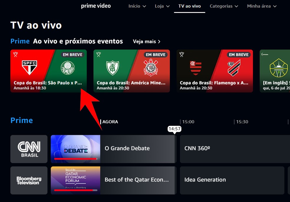 ASSISTIR PALMEIRAS X SÃO PAULO ONLINE E GRÁTIS COM IMAGENS: Saiba como  assistir o clássico pela Copa do Brasil de graça no  PRIME VIDEO
