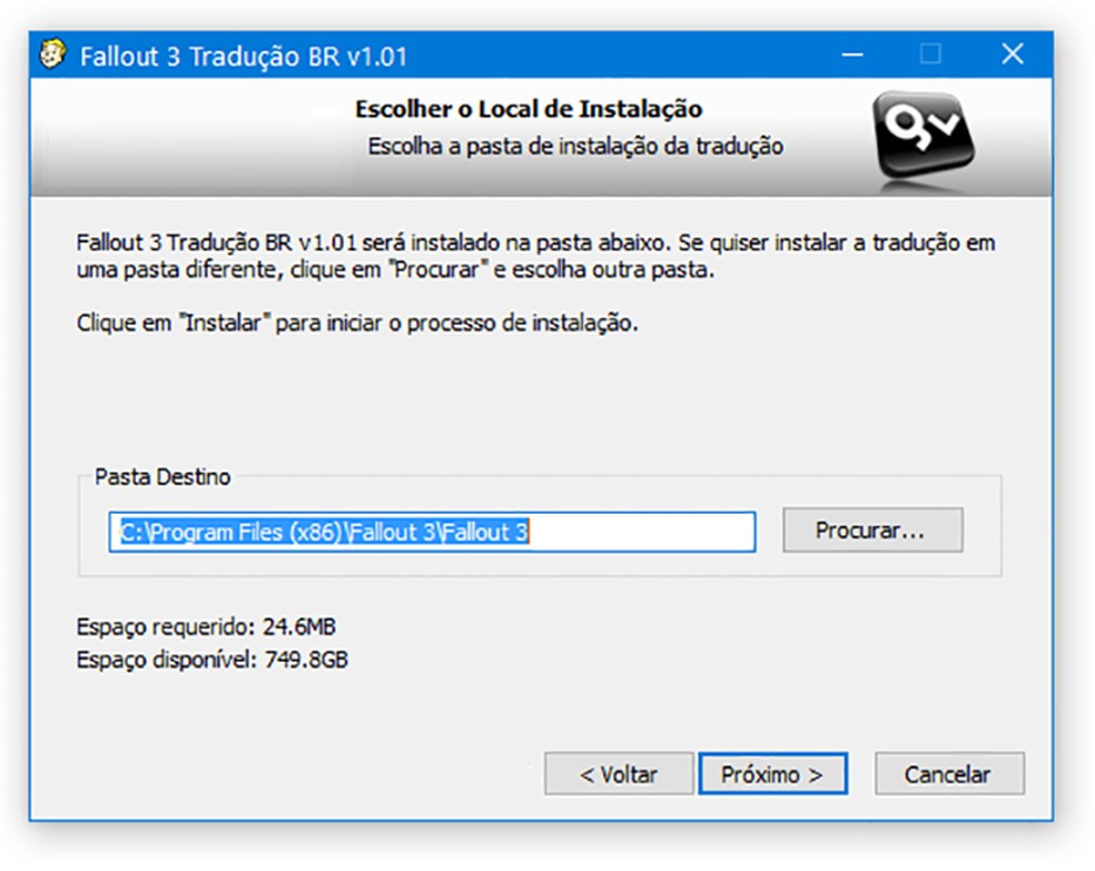 Aprenda como instalar a tradução em português para o jogo Fallout 3