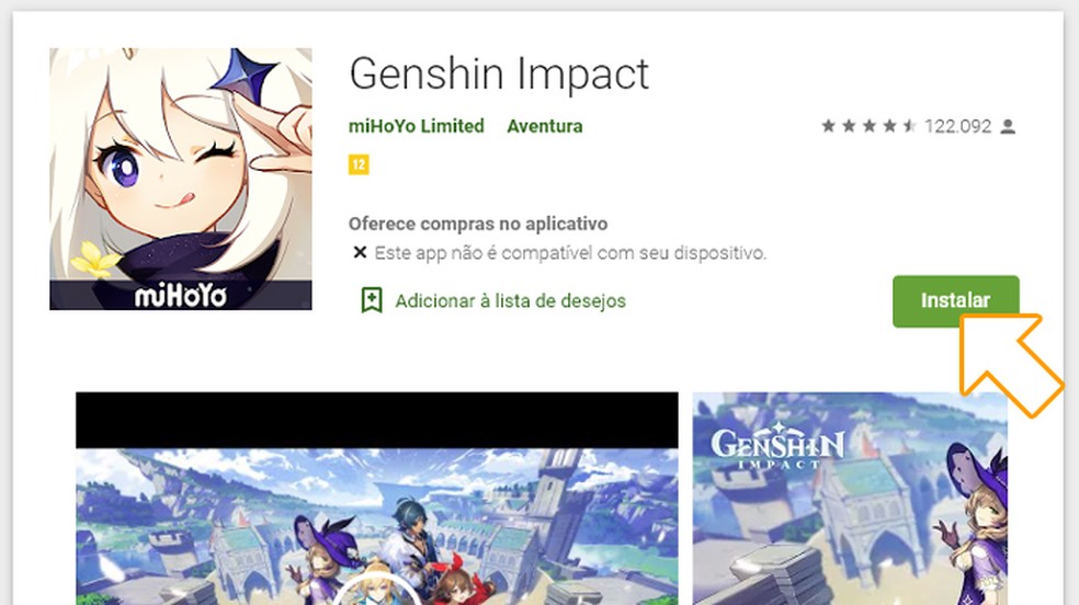 Promoção Google Play - Genshin Impact - E-Prepag