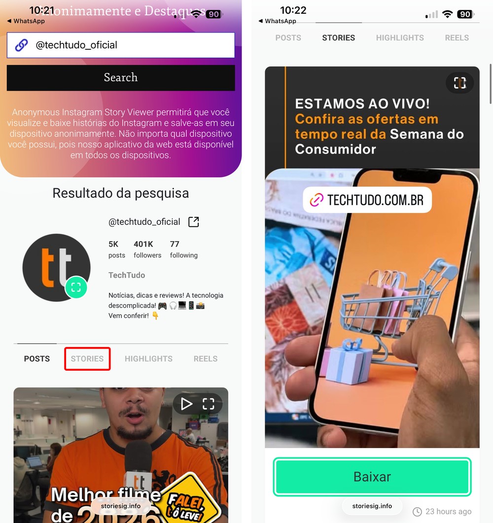 Instagram anônimo: como ver stories escondido pelo PC ou celular? Testamos!
