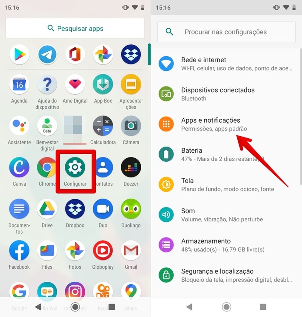 Como colocar o Google Chrome como navegador padrão no celular