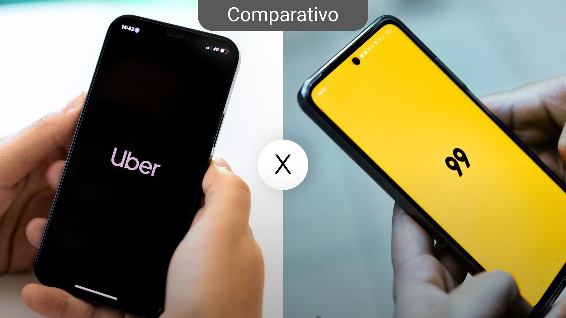 Testei Uber e 99 por 7 dias e te conto qual deles é realmente melhor