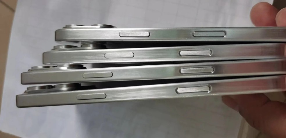 Possível novo botão para câmera do iPhone 16 — Foto: Reprodução/9to5Mac