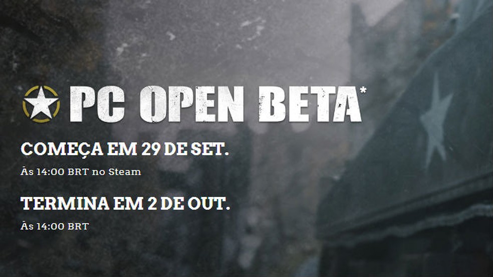 Requisitos de Call of Duty: WWII, beta abierta el 29 de septiembre en PC