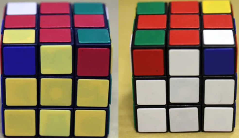 Imagem 11: peças de canto na posição correta nos quatro lados no Cubo Mágico — Foto: Reprodução/TechTudo
