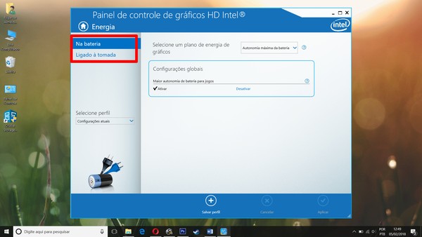 Panel de control new arrivals graficos hd intel