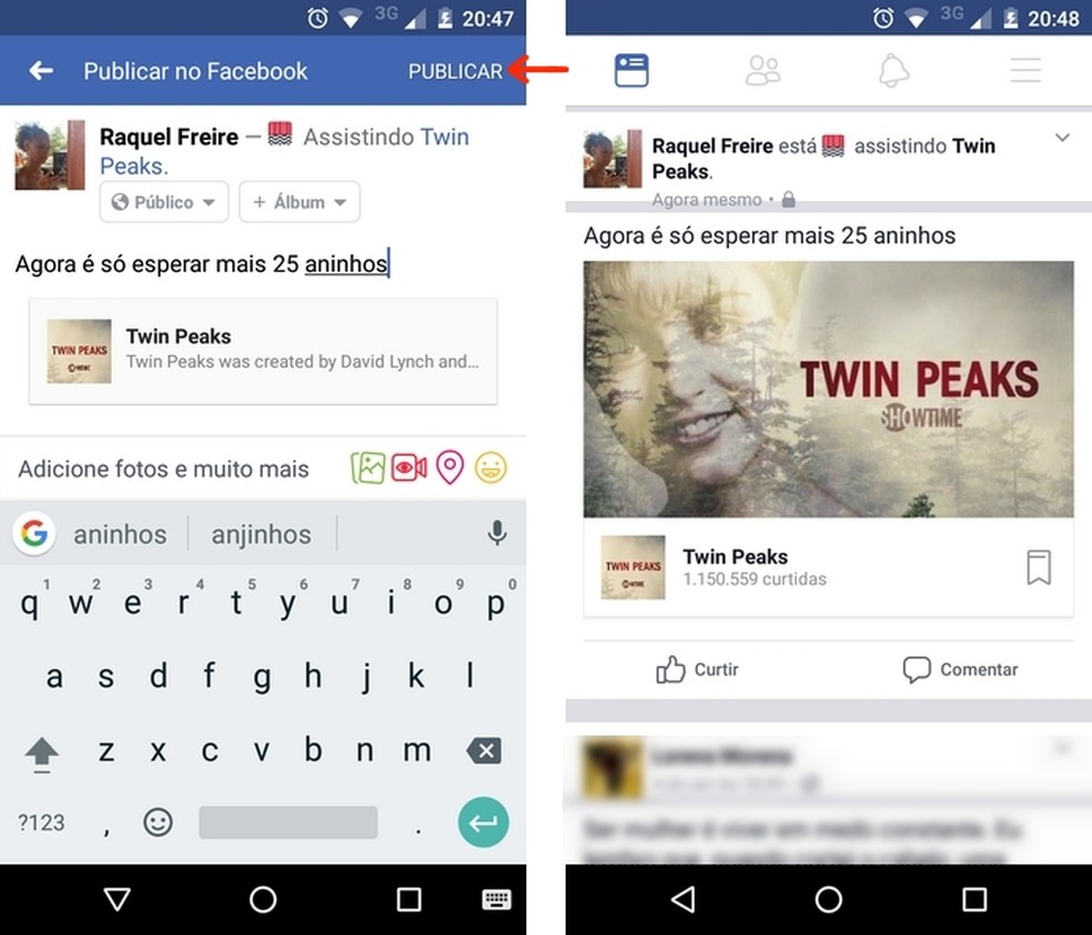 Como compartilhar um filme ou série da Netflix no Facebook pelo celular