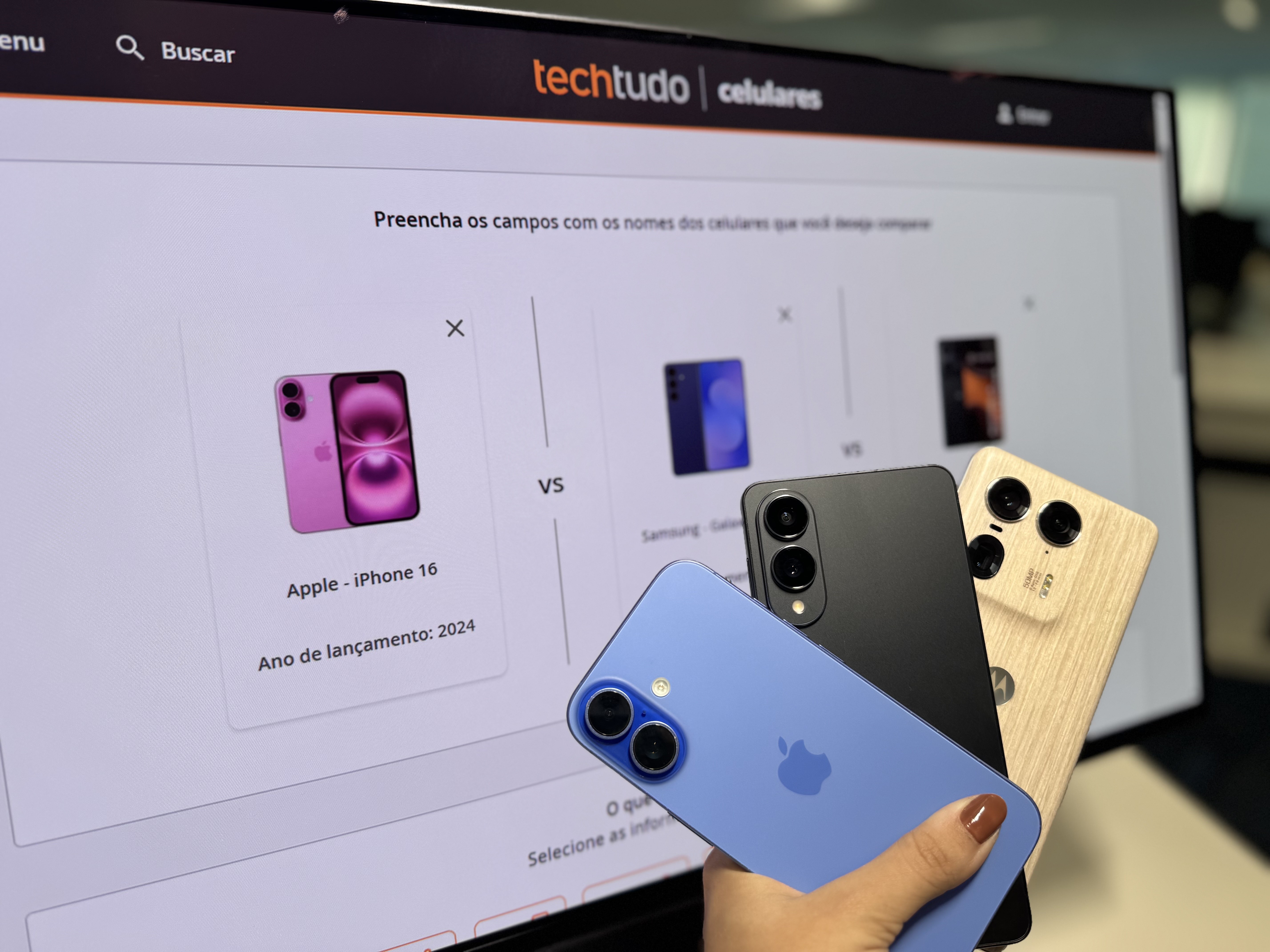 Comparador de celulares do TechTudo: como usar e acertar na compra