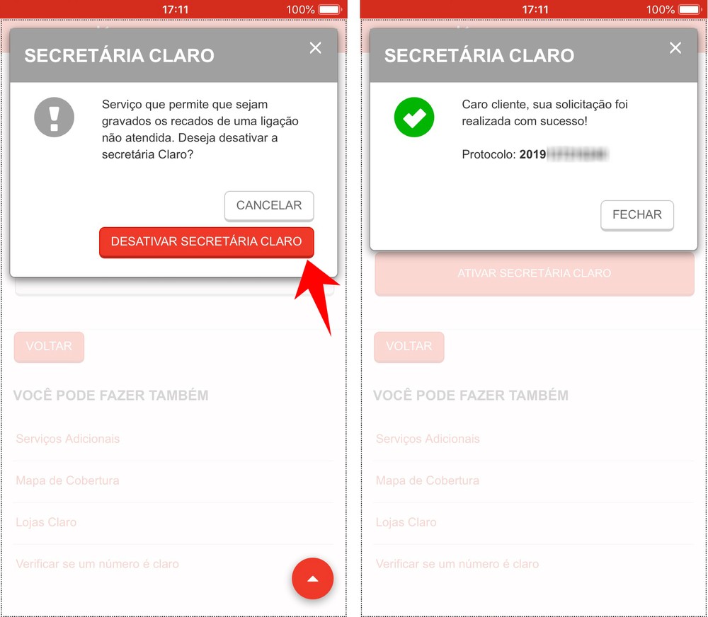 Como desativar a caixa postal da Claro