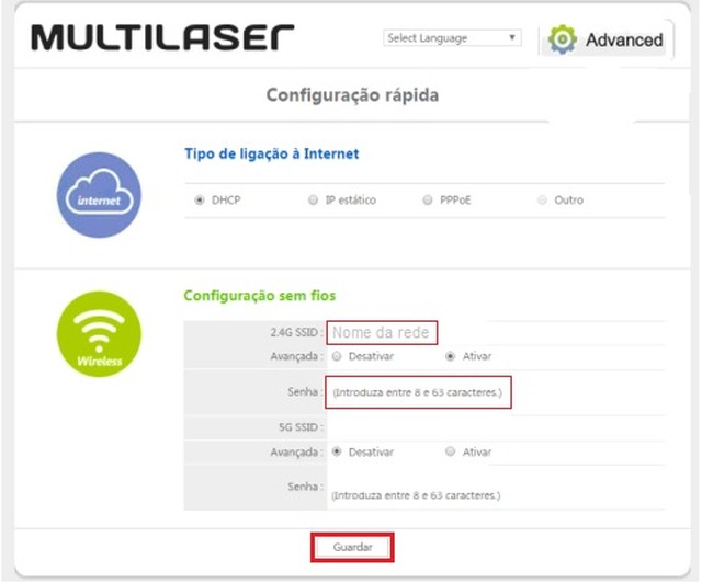 192.168 O 1 Multilaser