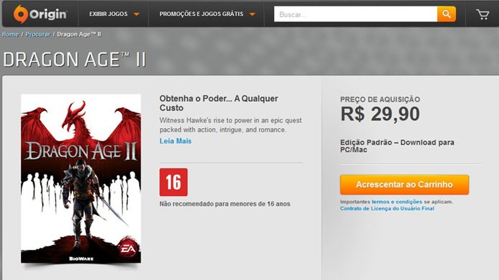 Como baixar e instalar Dragon Age 2 e expansões no Origin