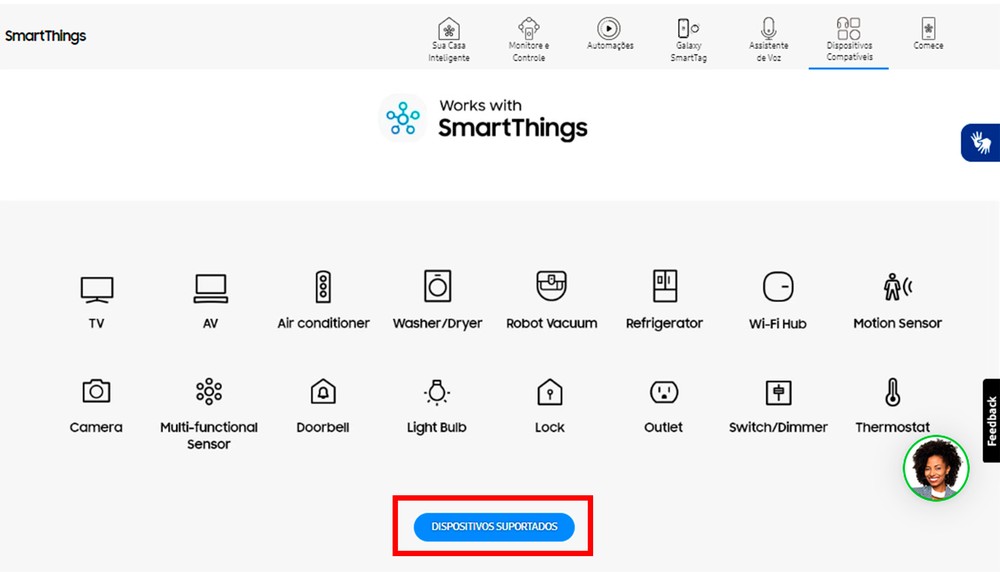 SmartThings Samsung como fazer download e usar app de casas