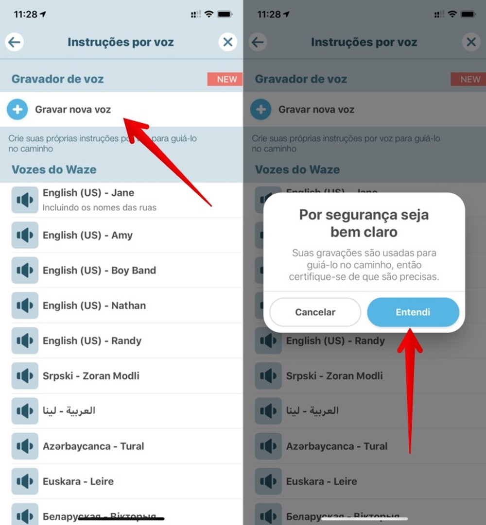 Como mudar a voz do Waze no iPhone e no Android