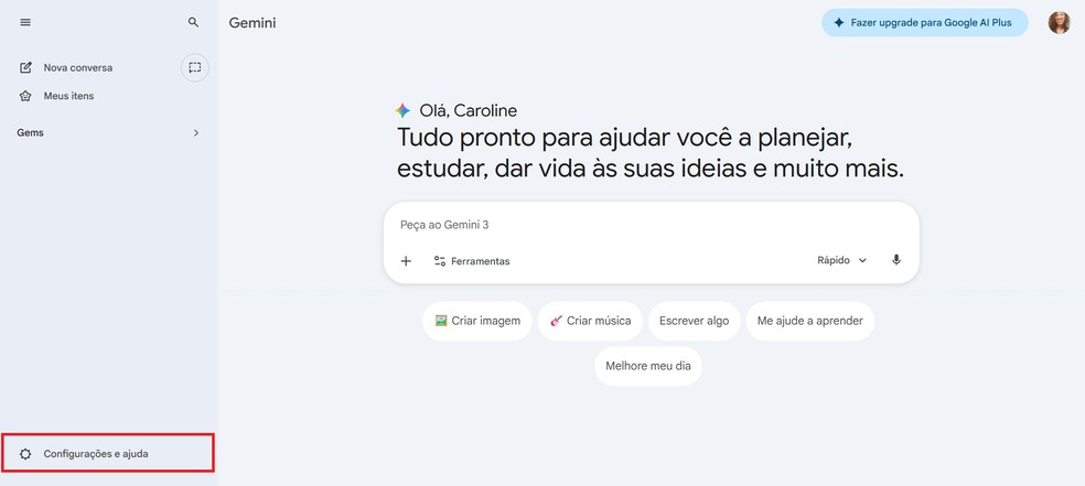  Reprodução/Caroline Silvestre