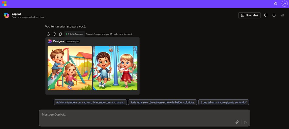  Reprodução/Copilot
