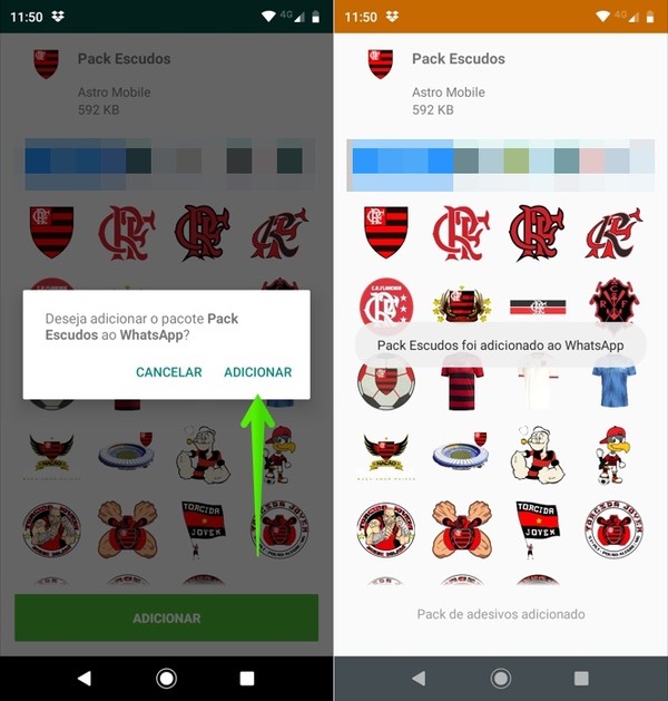 Figurinhas do Flamengo para WhatsApp: saiba usar stickers do time no app
