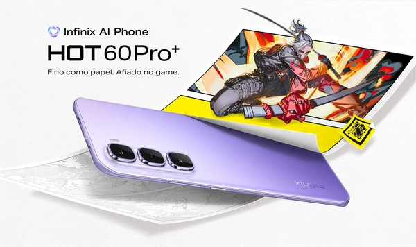 Celular gamer barato e ultrafino: conheça o Infinix HOT 60 Pro+