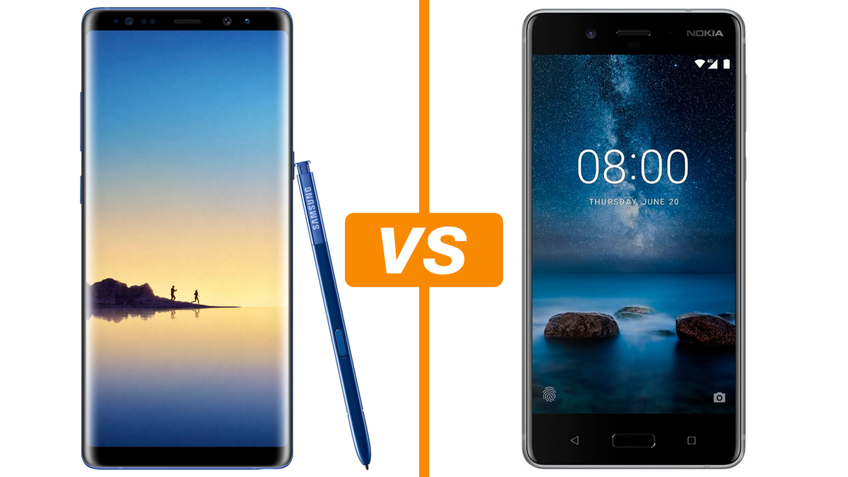Galaxy Note 8 vs Nokia 8: compare as especificações dos celulares com ...