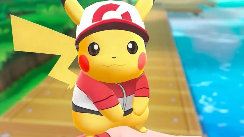 Pikachu em Pokémon Let's Go! — Foto: Divulgação/Nintendo