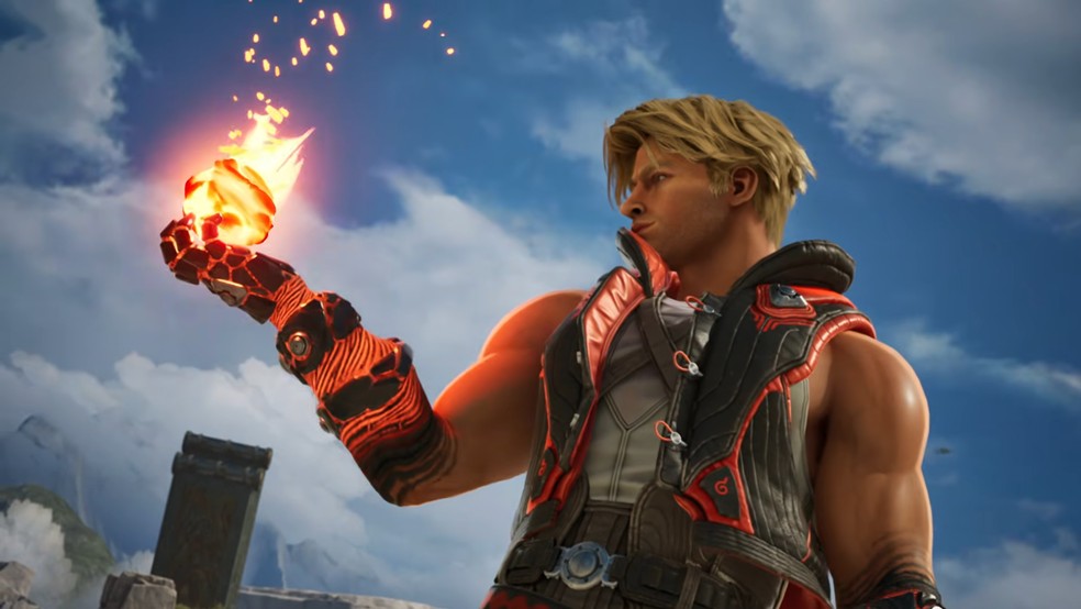 Em Highguard, Slade tem poderes de fogo que causam muito dano em área — Foto: Reprodução/Highguard via YouTube