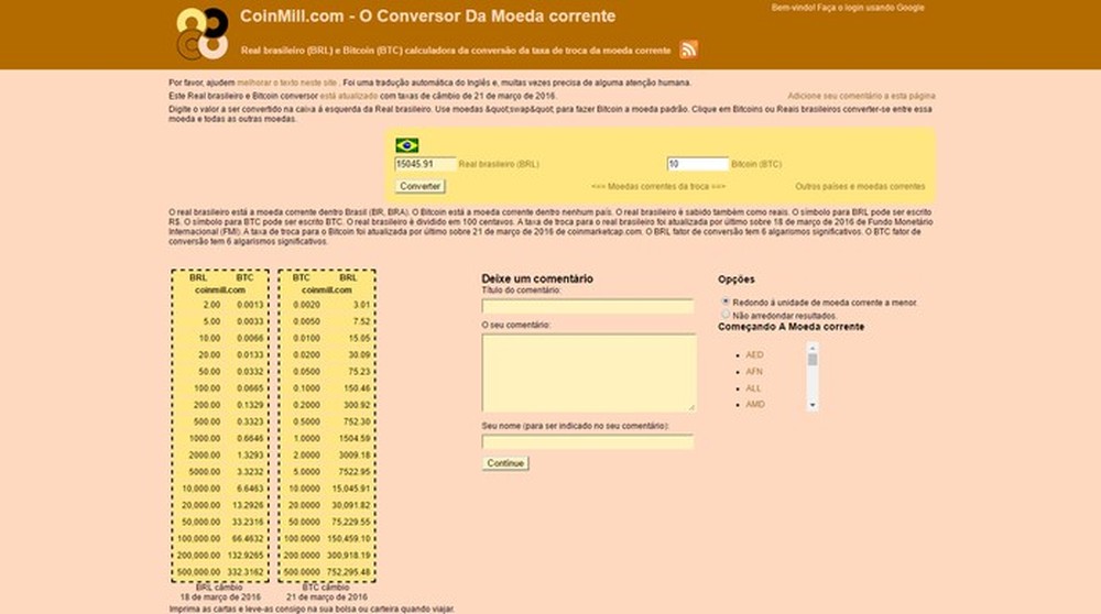 Como converter Bitcoin para Real, Dólar, Euro e outras moedas