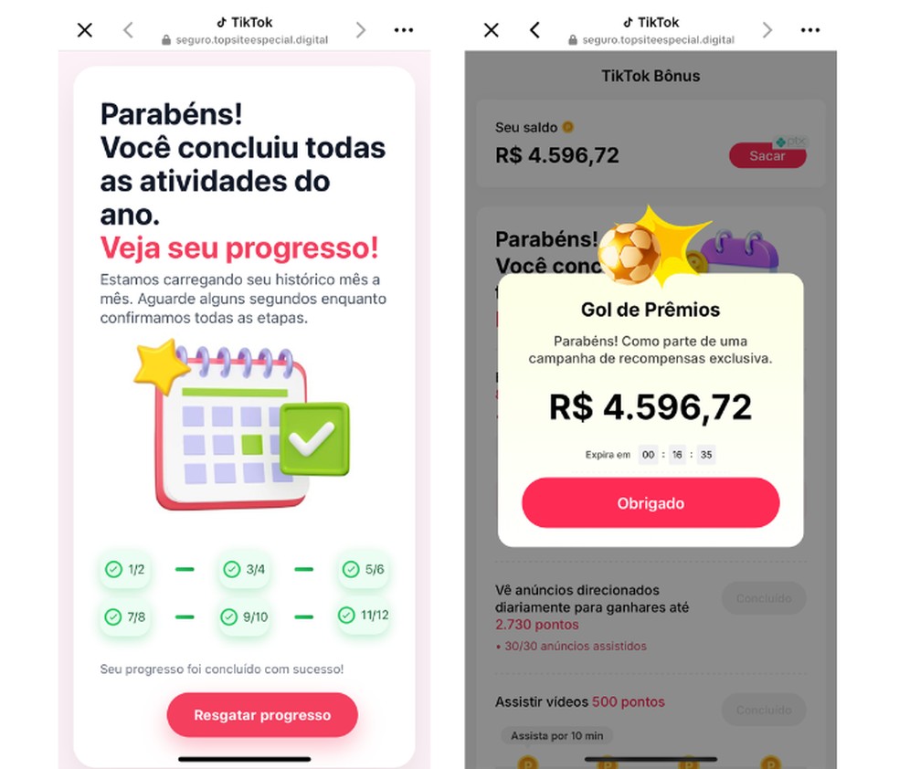  Reprodução/Mariana Tralback