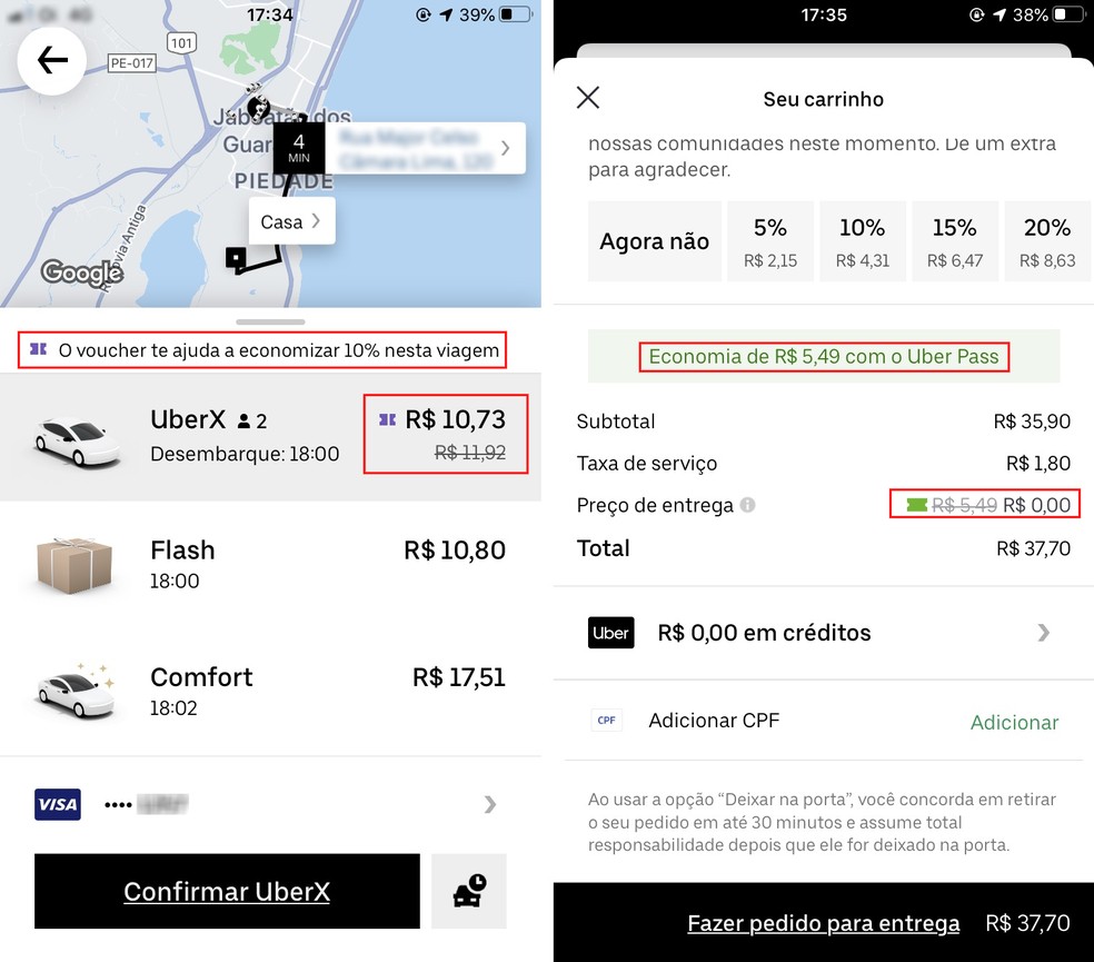 Como assinar o Uber Pass