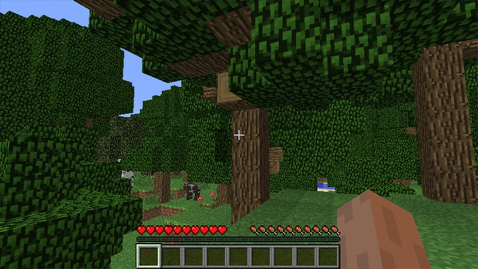 Minecraft - Casa de madeira para início de sobrevivência 