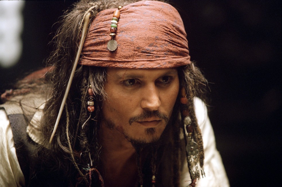 Piratas do Caribe: Johnny Depp marcou gerações como Jack Sparrow — Foto: Reprodução/IMDb