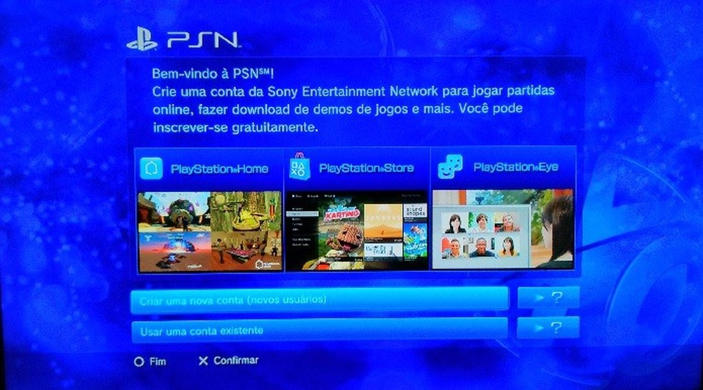 PSN: saiba como criar conta no serviço online do PlayStation
