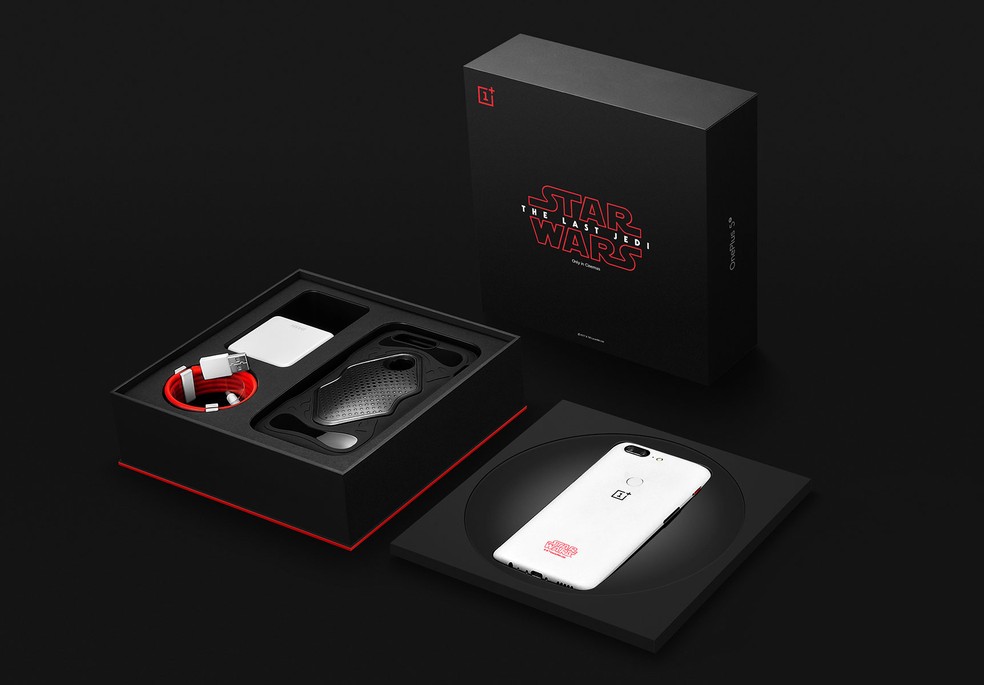 OnePlus lançou edição especial de celular com temática de Star Wars — Foto: Divulgação/ OnePlus