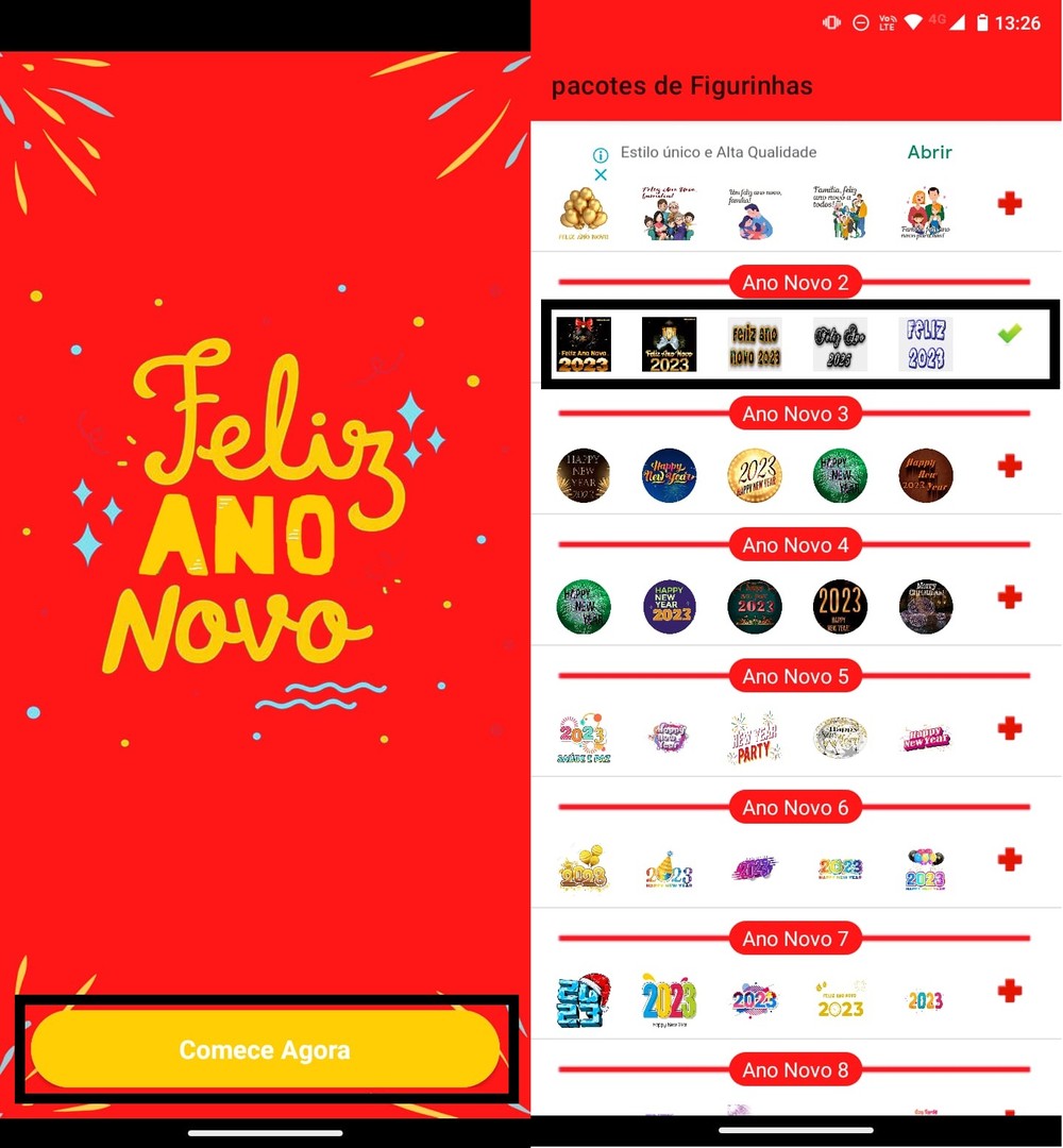 Figurinhas de 'Feliz Ano Novo 2023' para WhatsApp: saiba baixar stickers