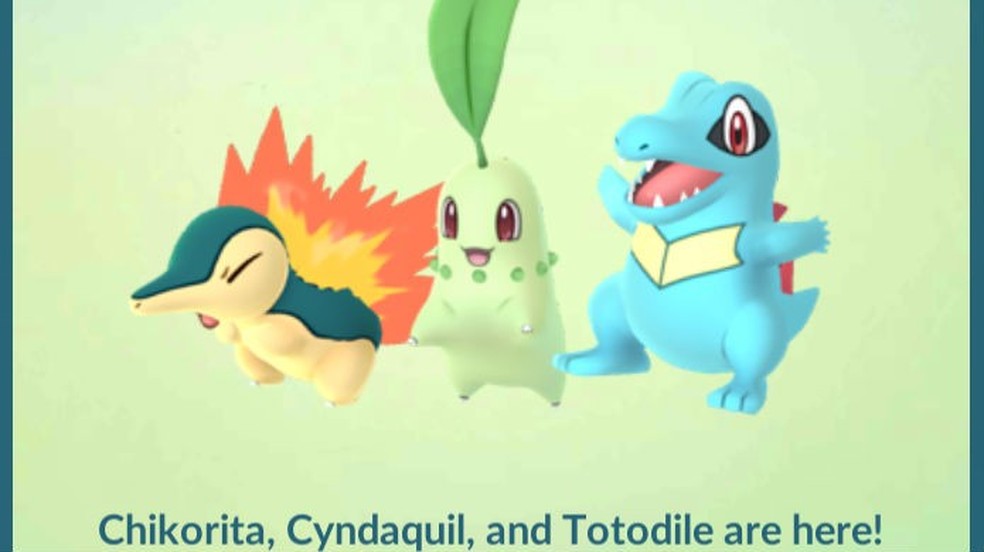 Pokémon Go – Novos Pokémons da Segunda Geração