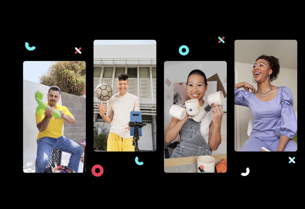 Criatividade na hora de produzir vídeos ajuda a viralizar no TikTok. — Foto: Reprodução/TikTok