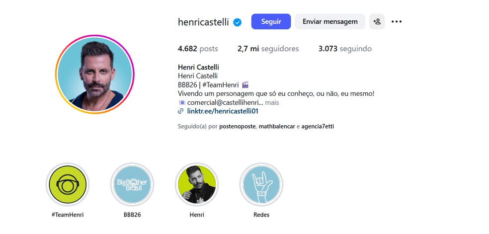  Reprodução/Instagram