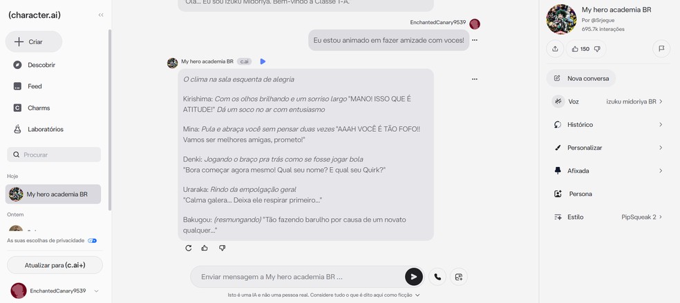  Captura de tela / Eduarda Melo
