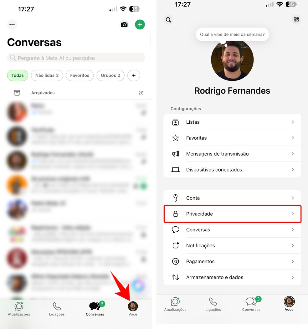  Reprodução/Rodrigo Fernandes