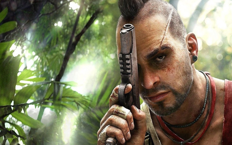 Far Cry 3, além de ter ficado marcado por conta do seu vilão, Vaas Montenegro, também é lembrado por sua abertura — Foto: Divulgação/Ubisoft