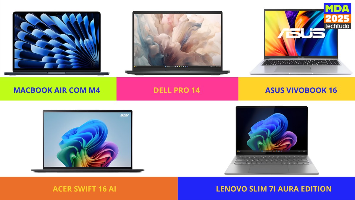 Melhor notebook de 2025: conheça finalistas e vote no prêmio do TechTudo