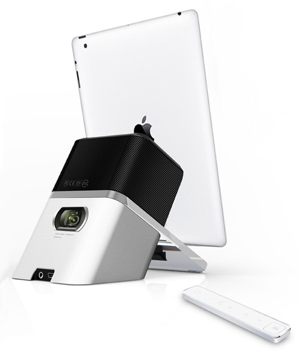 Conceito de projetor para iPhone e iPad transforma sua casa em cinema