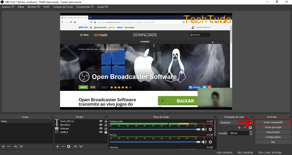 OBS Studio: tutorial de como fazer download, configurar e usar o software