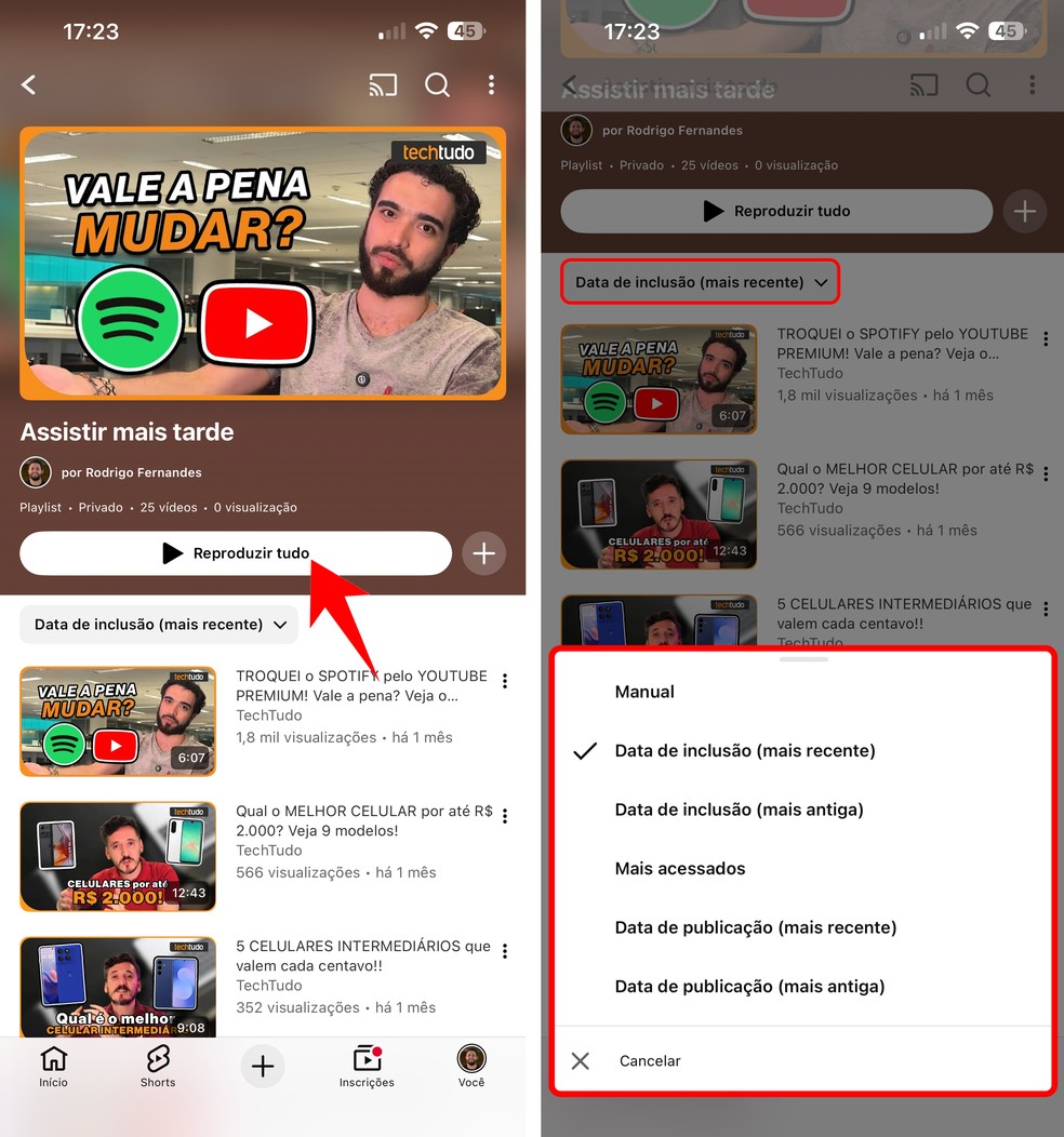  Reprodução/Rodrigo Fernandes