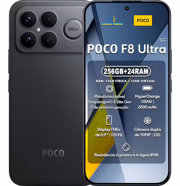 Poco F8 Ultra 256 GB + 24 GB RAM