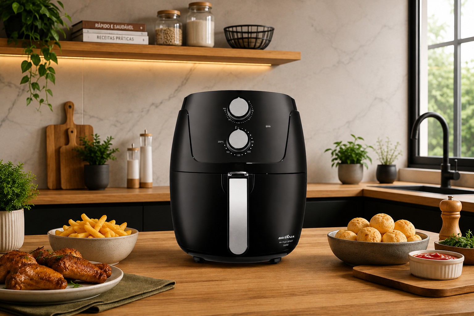 Air fryer da Britânia está saindo por R$ 209 no 6.6 do Magalu