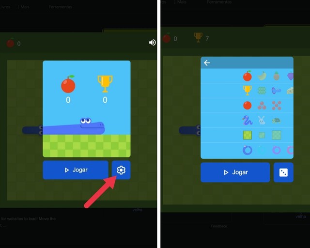 Como jogar Snake Game no PC ou celular