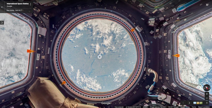 Google Street View ganha imagens da Estação Espacial Internacional ISS