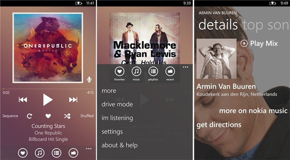 Extreme Music é um player completo para Windows Phone com suporte a gestos e comandos de voz (Foto: Divulgação/Windows Phone Store) — Foto: TechTudo